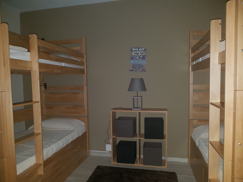 shared dorm at almancil hostel